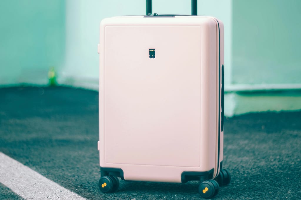 Pink suitcase