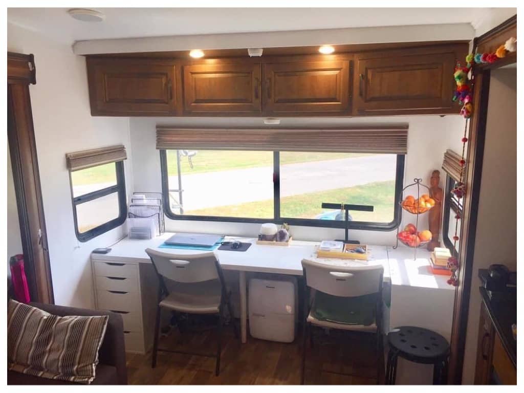 14 Creative RV Office and Workspace Ideas - Fulltime Families