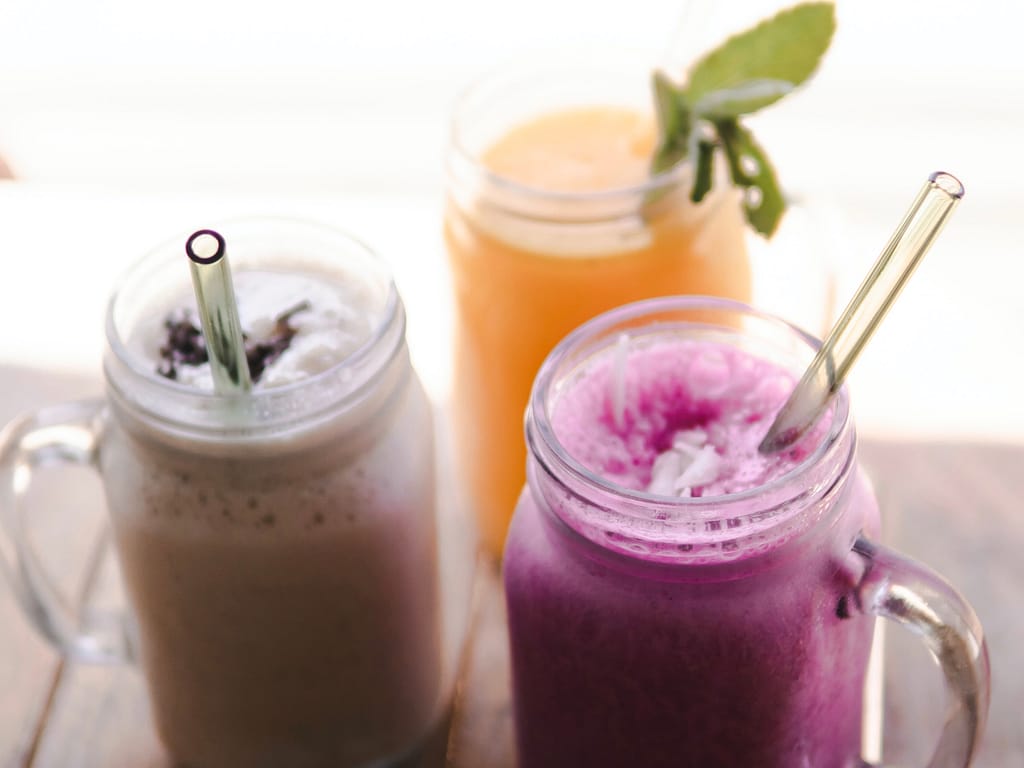 Smoothies from RV blender