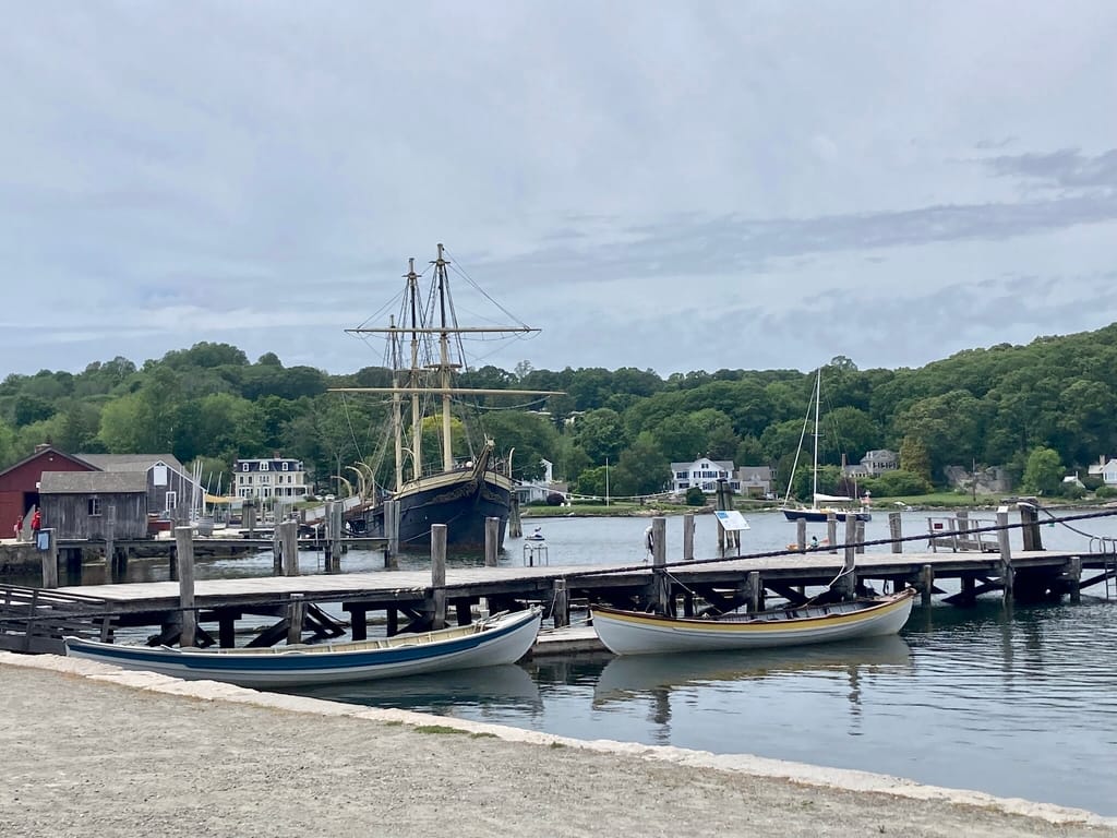 Boats at Mystic Seaport Museum