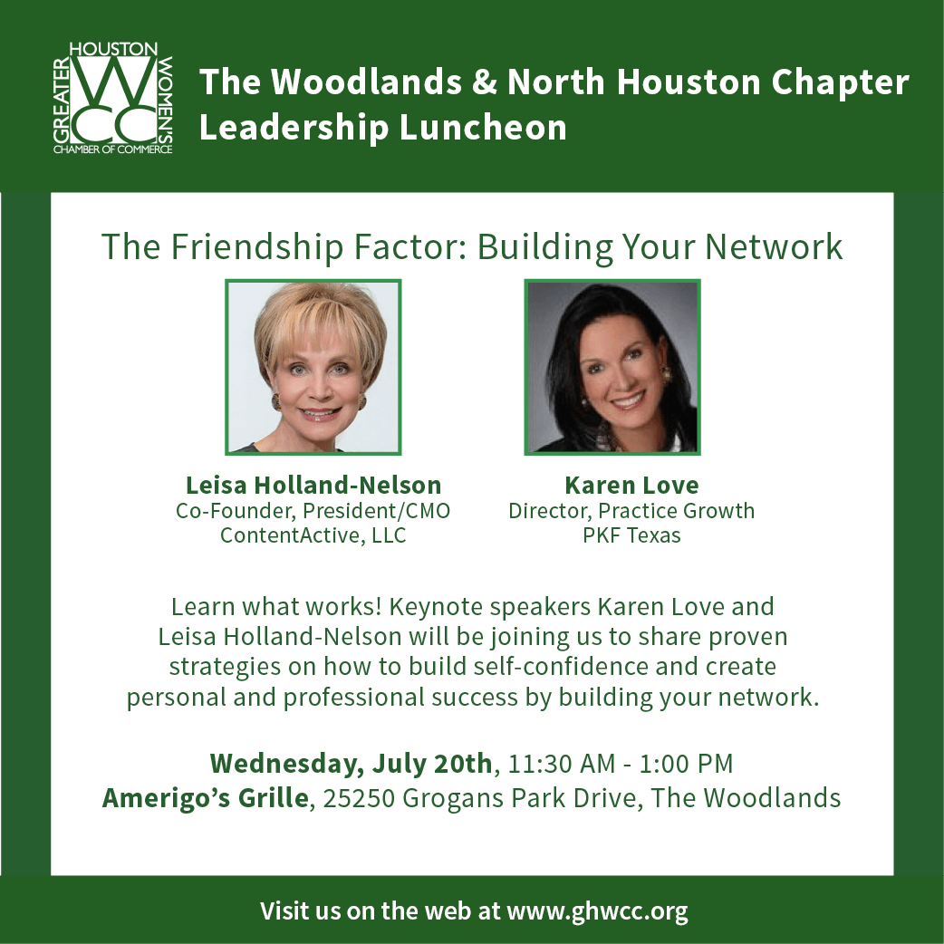 Greater Houston Women’s Chamber of Commerce Leadership Luncheon