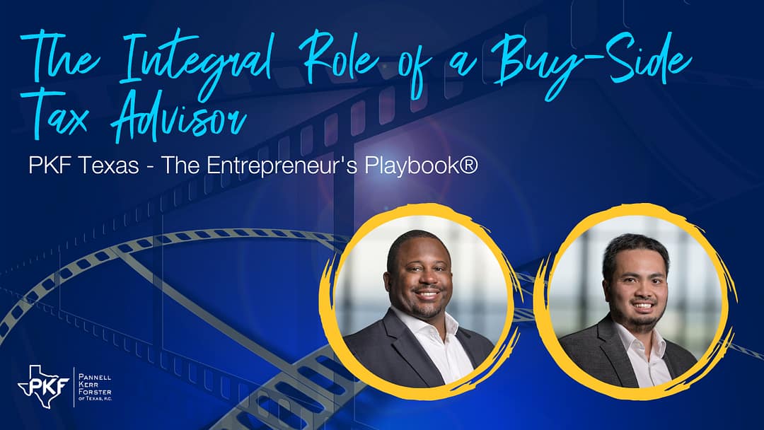 The Integral Role of a Buy-Side Tax Advisor