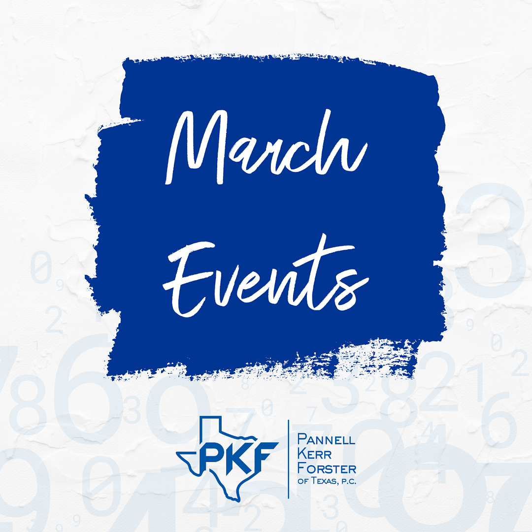 Mark Your Calendars! Upcoming March 2020 Houston Events…