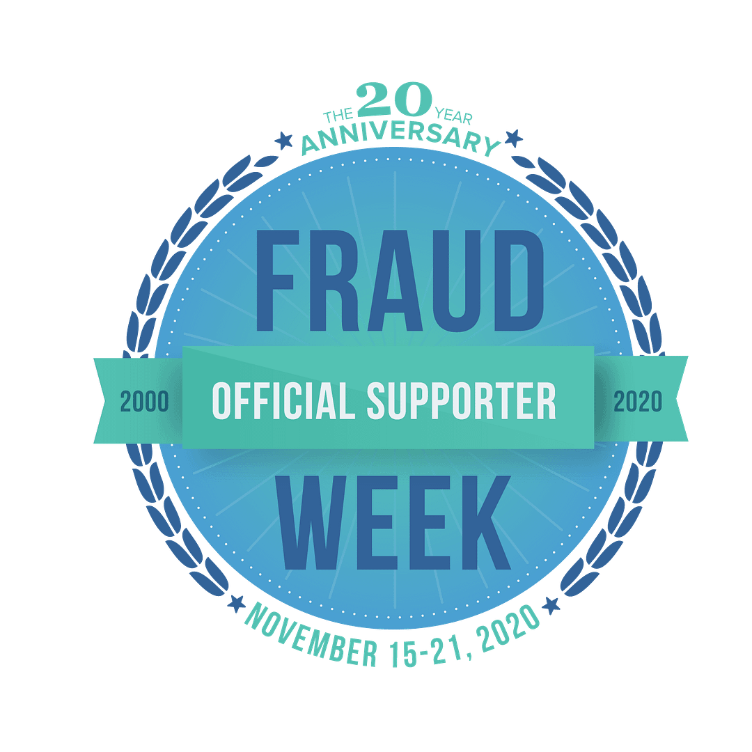International Fraud Awareness Week badge for 2020 from the ACFE
