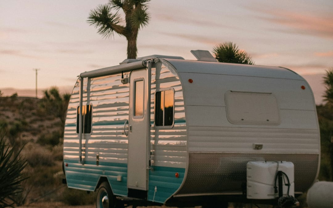 RV parks din the desert. This is one example of a site for volunteer or work camping RVers.