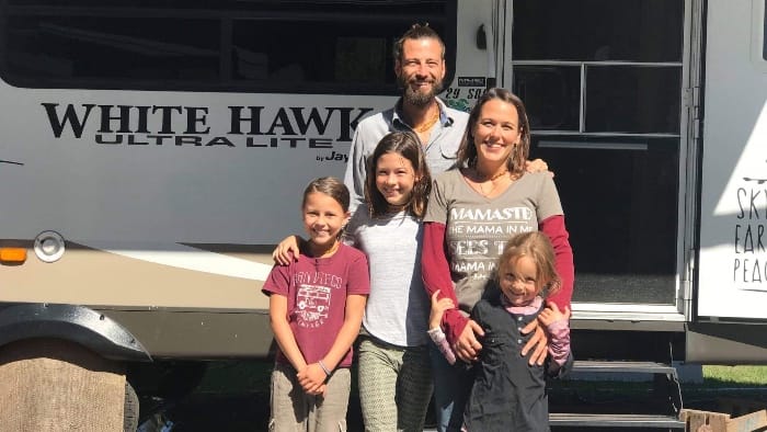 RV living with kids