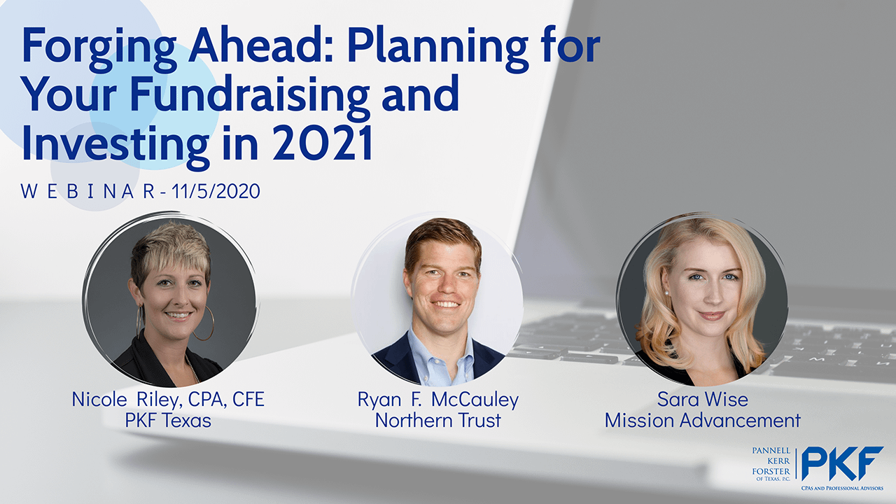 Recap: Planning Your 2021 Fundraising and Investment Zoom Webinar