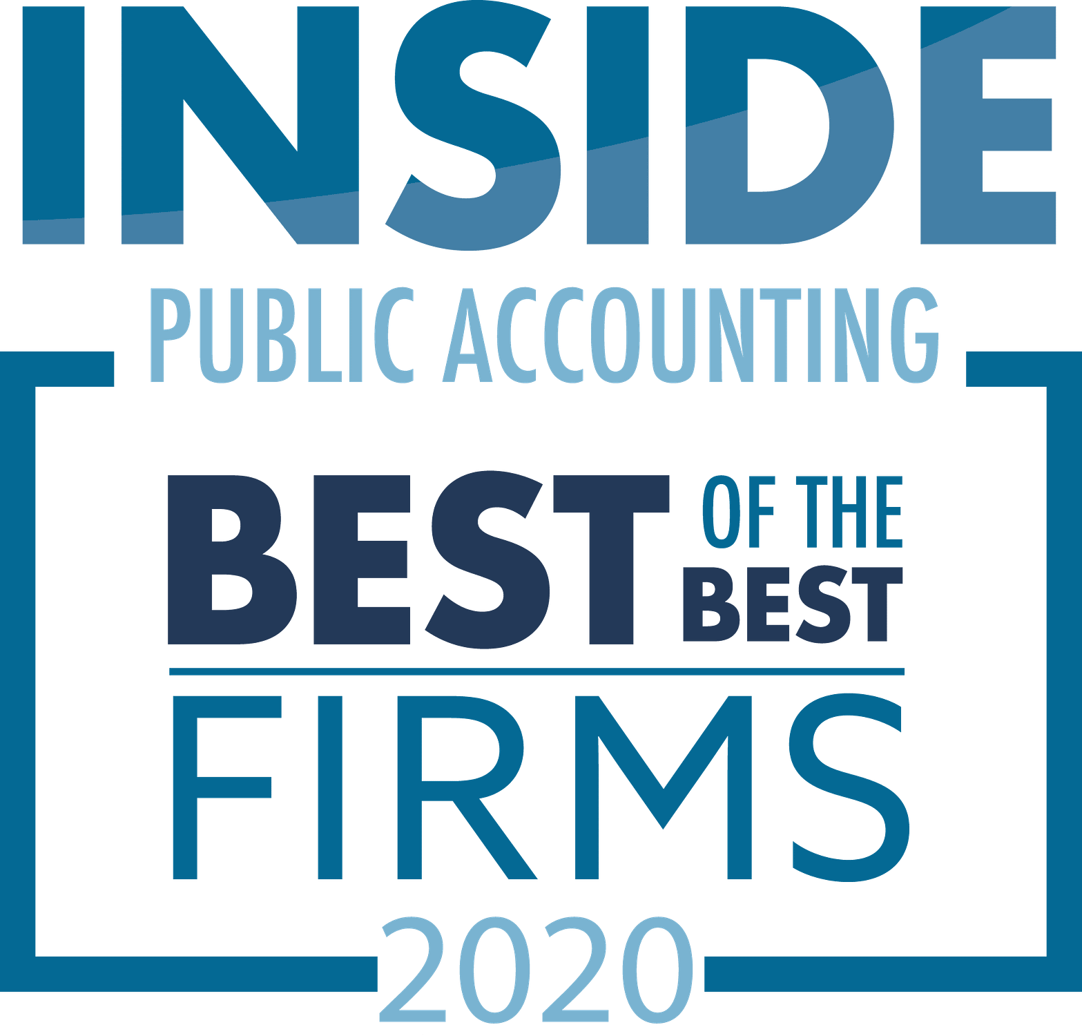 INSIDE Public Accounting Best of the Best Firms 2020 logo