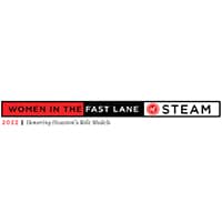 Logo for the Greater Houston Women's Chamber of Commerce's Women in the Fast Lane STEAM Luncheon event