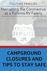 Coronavirus Campground Closures