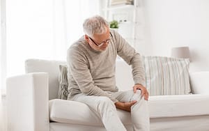 old man with osteoarthritis
