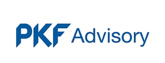 blue logo for PKF Advisory