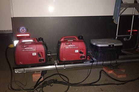 Generators ready for boondocking
