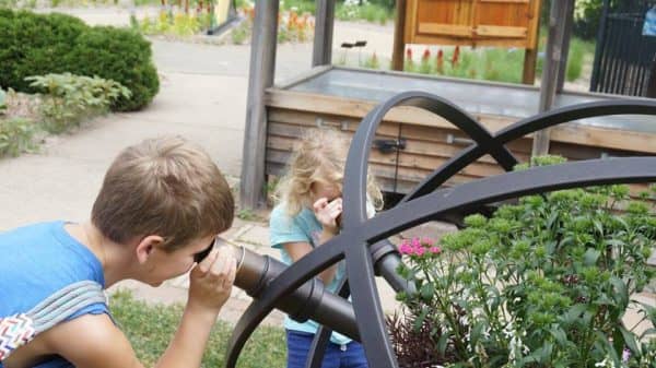 Children explore while parents save money