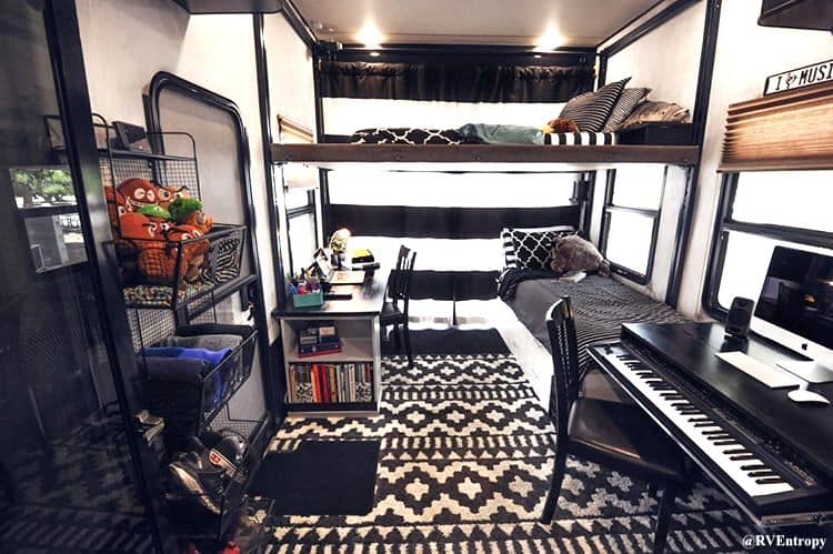 5 Ways Full Time RVing Families Create Sleeping Space for Their Kids - Fulltime Families