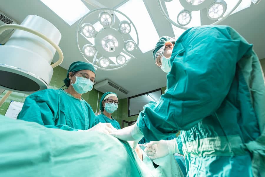 Minimally invasive surgery photo