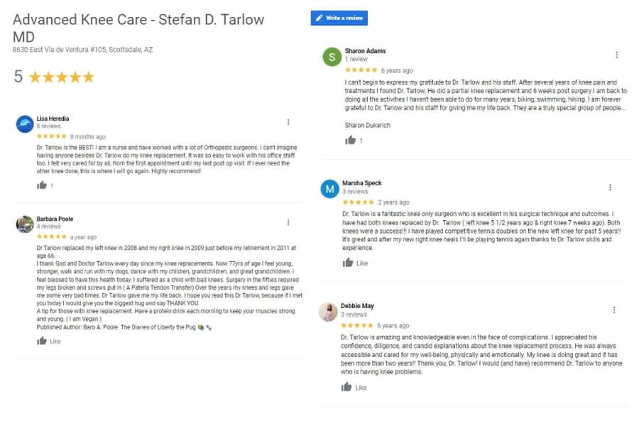 reviews for dr. Tarlow