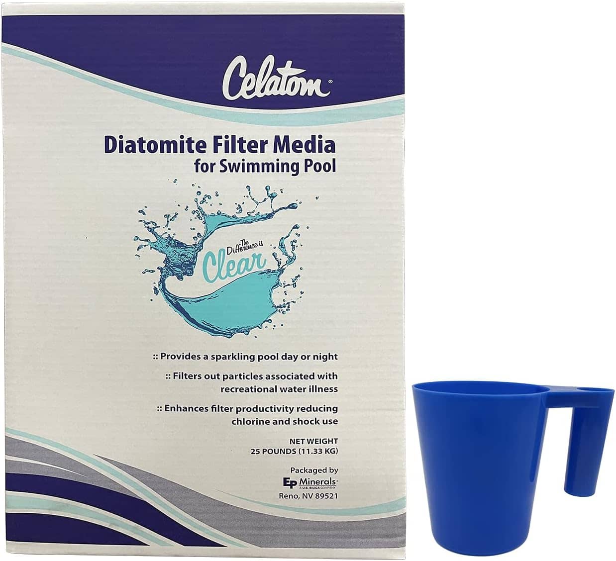 D.E. Filter Media 25lbs Swim Clear Pool Supply