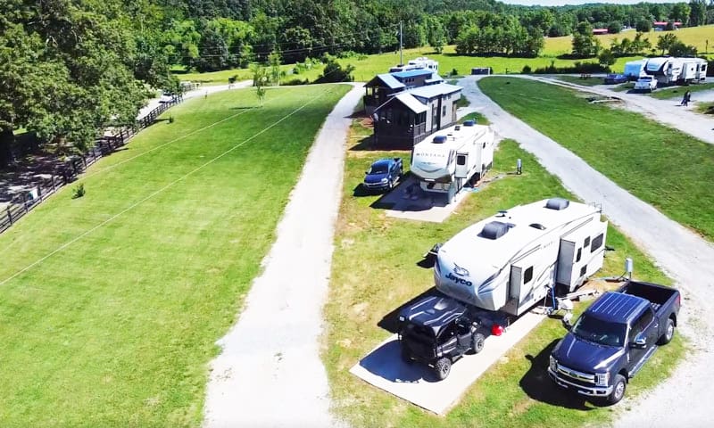 RV site and Tiny Homes
